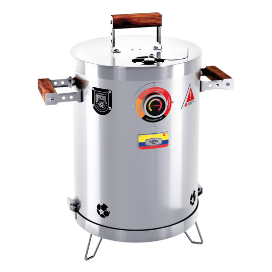 Barril Ahumador Mini 6 Lbs 'Locos por el Fútbol'