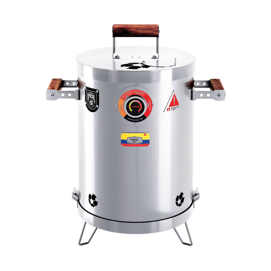 Barril Ahumador Mini 6 Lbs 'Locos por el Fútbol'